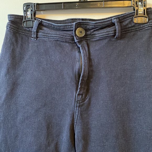 Pull and Bear Wide Leg Black Jeans - Picture 2 of 6